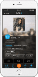 A screenshot of the Shoji mobile app.
